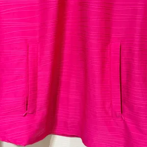 Tommy Bahama Golf Tennis Pink Textured Quarter Zip Pullover Thumbhole Women S thumbnail 3