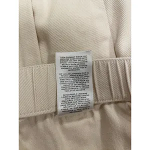 Habitual Women's Cargo Pants M Drawstring Waist Beige Normcore Minimalist thumbnail 7