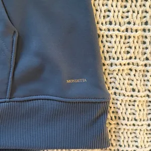 Mondetta Women’s Athletic Workout Gym Soft Zip Up Hood Blue Jacket Large thumbnail 7