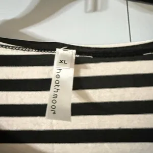 Heathmoor Black Striped Women's Tunic‎ Size XL thumbnail 4