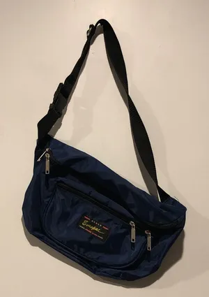 Vintage Europac Original Design Navy Oversized Crossbody Bag thumbnail 1