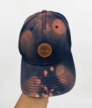Vintage Y2K Timberland Custom Bleach Splatter Dad Hat OS thumbnail 1