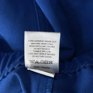 Figs Technical Collection Large Scrubs Pants Elastic Waist Pockets Straight Blue thumbnail 13