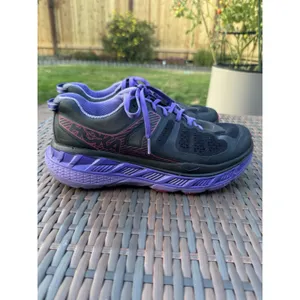Hoka One One Stinson ATR 5 Women Running Shoes Mesh Black Purple Pink 1099730 thumbnail 3