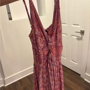 angie Pink and Orange Maxi Dress thumbnail 5