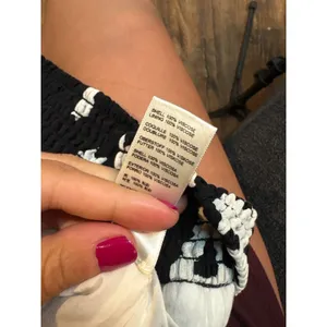 Anthropologie Aniya Balloon Joggers black motif printed pants thumbnail 6