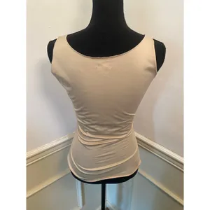 Spanx Hide & Sleek Smoothing Camisole Tank Top Nude Beige Compression Scoop thumbnail 2