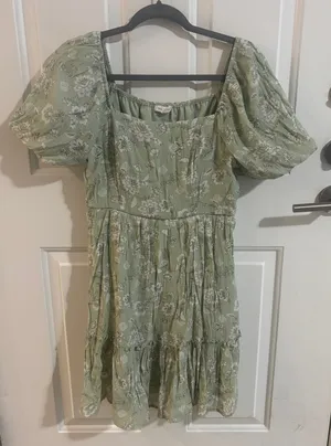 Green/White Blu Pepper Dress thumbnail 1
