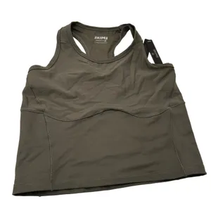 Skims Grey Gun Smoke Racerback Tank Top NWT Size Small thumbnail 1