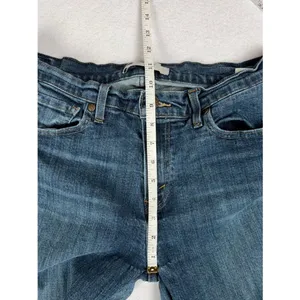 Levi's 515 Bootcut Jeans Women's 12M (32x30) Dark Wash Flap Pockets Western Y2K thumbnail 7