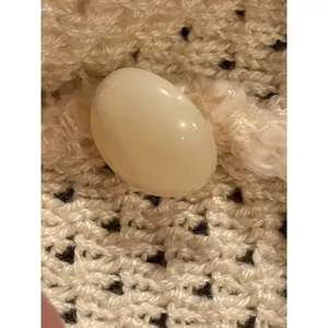 Geiger Austria Ivory Cotton Crochet Collar Cardigan‎ Sweater Cottagecore Sz 38 thumbnail 10