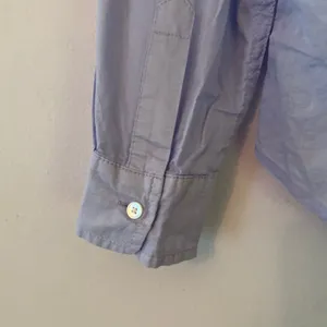 Lilly Pulitzer Lavender Purple Button Down Shirt Cotton Preppy Minimalist Small thumbnail 6