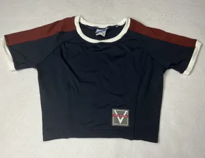 Vintage 90s Reebok Versa Training Crop Top Lycra Women's Size 38 Medium‎ thumbnail 1