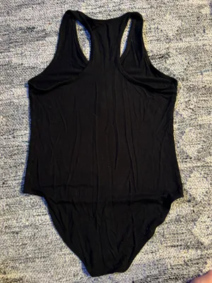 American Eagle Black Button Bodysuit thumbnail 5
