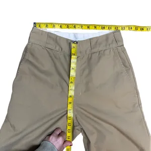 RE/DONE IDGAF High Rise Trouser in Khaki Revolve Made in USA Wide Leg Size 25 thumbnail 12