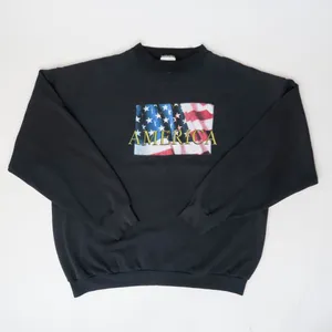 Vintage 90s Tultex American Flag Sweatshirt thumbnail 5