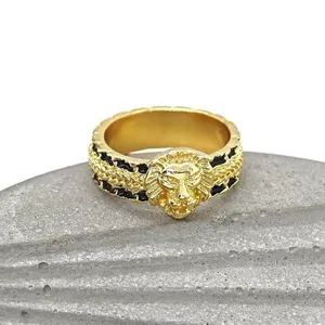 Gold Lion Ring thumbnail 1