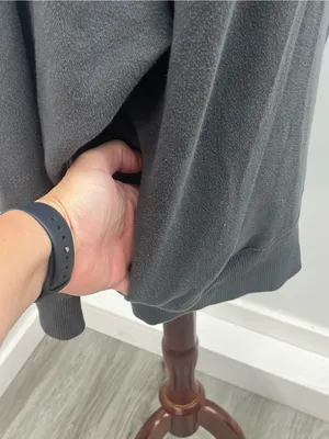 Aerie Women's Charcoal Grey Pullover Sweatshirt with Pockets Oversized XXS thumbnail 7