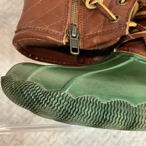 Steve Madden Women's Green Ankle‎ Rain Duck Boots size 7 Preppy thumbnail 11