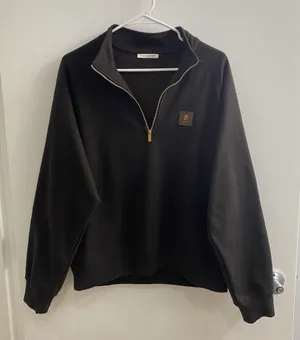 Zara Quarter-Zip Pullover Sweater Women’s Size L thumbnail 1