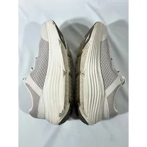 Skechers‎ Max Cushioning Mesh Sneakers Women 9.5 Gray Pink Natural Rocker Sole thumbnail 9