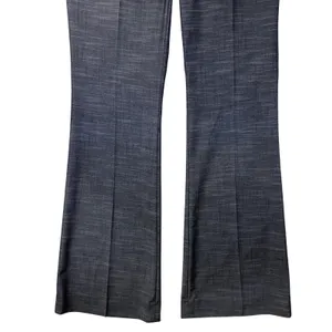 The Limited Drew Fit Dress Pants‎ Size 0 Blue Gray Wide Leg Flare Office NWT thumbnail 4