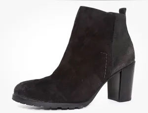 Paul Green Women’s Black Heeled Ankle‎ Boots Sleek Design Size 9 thumbnail 1