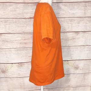 Vintage Fruit of the Loom Orange Fugitive, You Never Saw Me T-Shirt Size M thumbnail 4