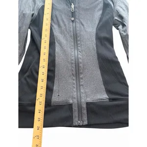 Lululemon Dance Studio Jacket III Reversible Women's 6 Black Heathered Gray R6-2 thumbnail 6
