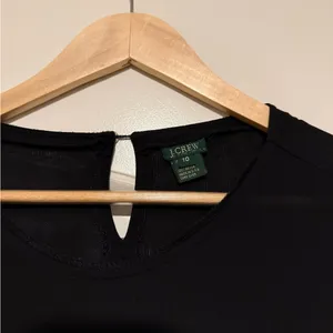 J. Crew Classic Black Short Sleeve dress thumbnail 2