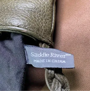 Saddle River Chic Green Leather Bucket Bag thumbnail 8