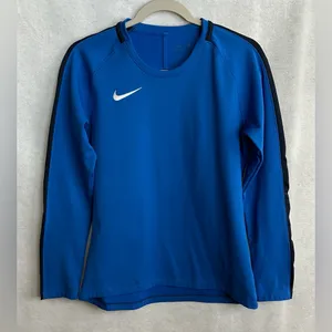 Nike Women’s Blue Dri-Fit Pullover Top thumbnail 1