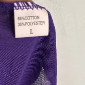 Babydoll Sheer Halter Slip Dress Women L Purple Floral Lace Festival‎ Romantic thumbnail 6