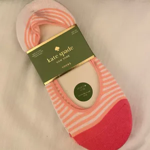 Kate spade socks - non slip heel - one size - new w tags thumbnail 1