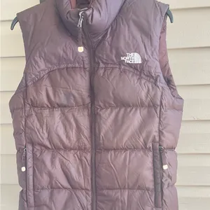The North Face Vest 1996 Retro Nuptse 700 Puffer Down Chocolate Brown S GUC thumbnail 4
