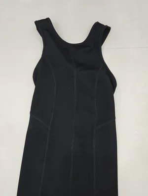 NEW Black Crisscross Open-back Activewear Jumpsuit Size XS/S thumbnail 3