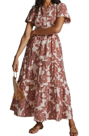 Anthropologie XS The Somerset Maxi Floral Print Dress thumbnail 1