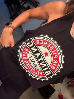 Bali Bintang Cropped Tank Black Size XL thumbnail 2