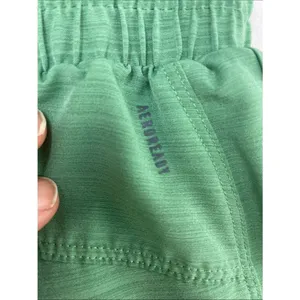Adidas Women's Pacer Woven High Rise 3" Training Shorts Green Large 3” thumbnail 6