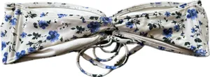 Dippin' Daisy's Blue and White Floral Bikini Top thumbnail 3