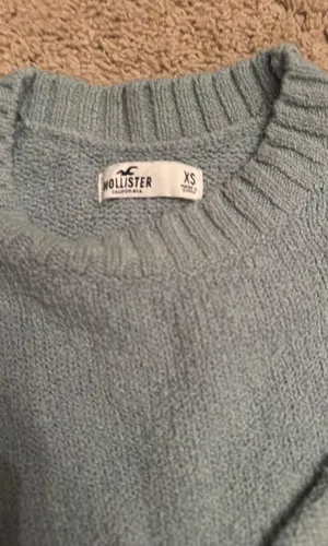 Hollister Blue Cable Knit Sweater thumbnail 2