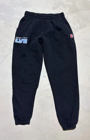 Savage X Fenty Black LVII property Jogger Sweatpants XS thumbnail 1