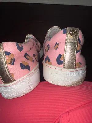 Lilly Pulitzer Pink Leopard Print Slip-On Sneakers 10 thumbnail 4