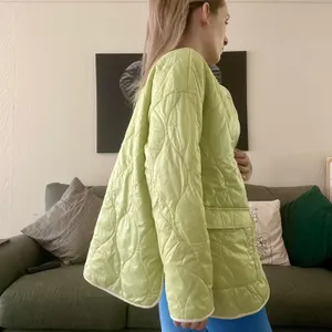 Lime Green Quilted Jacket Size L thumbnail 7
