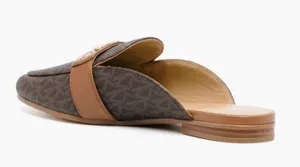 Michael Kors logo plate flat mules thumbnail 5