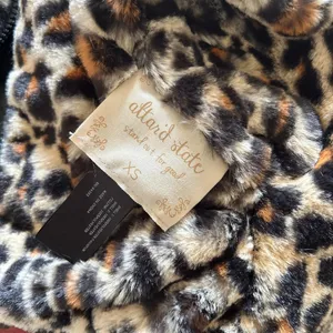 Altard State Reversible Leopard Faux Fur Puffer Jacket XS cheetah girls Y2K thumbnail 5