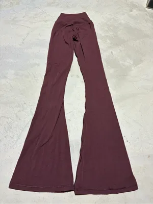 Aerie offline real me flare High-Waist Yoga Pants leggings Burgundy XXS thumbnail 6