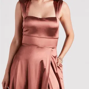 Windsor Rust One Shoulder Sleeveless Gown thumbnail 5