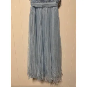 Lulus‎ Baby Blue Tulle Bridesmaid Formal Evening Gown XS thumbnail 5