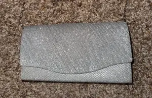 Sparkly Silver Chain Purse thumbnail 1
